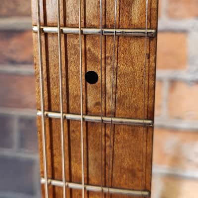 Peavey EVH Wolfgang Stop-Bar Tailpiece Transparent Amber Peavey Case image 5