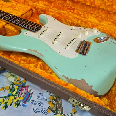Fender Stratocaster Custom Shop 59 Surf Green Heavy Relic 2021 image 5