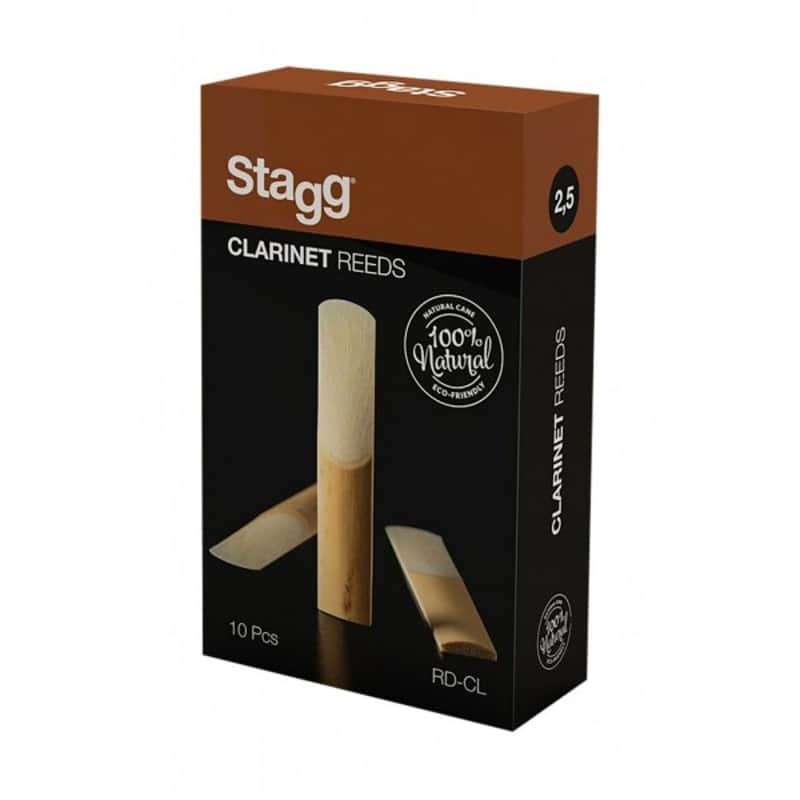 Stagg Clarinet Reeds RD-CL 2.5 Box of 10 image 1