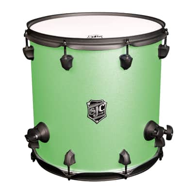 SJC Drums PFK322FBCMWBJ Pathfinder 3pc Kit (8x12,14x16,18x22) - Cosmic Mint, Black HW image 9