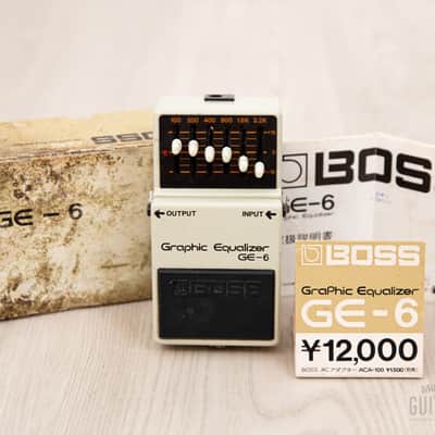 Boss GE-6 Graphic Equalizer | Reverb
