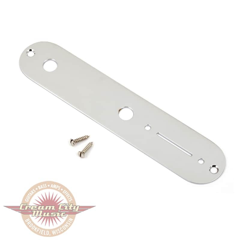 Fender Telecaster Control Plate - Chrome image 1