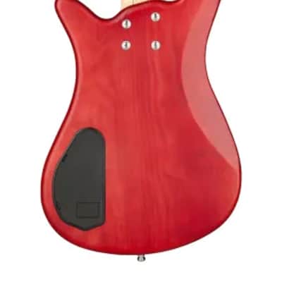Warwick RockBass Streamer Standard, 4-String - Burgundy Red Transparent Satin image 5