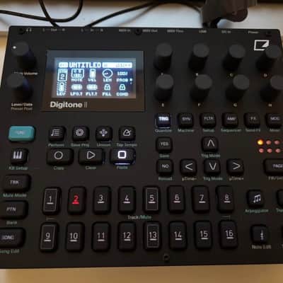 Elektron Digitone II 16-Voice Digital Synthesizer 2024 - Present - Black