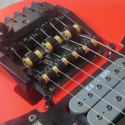1980's Ibanez Japan RG-575 Reverse Headstock Superstrat (Five Alarm Red) image 4