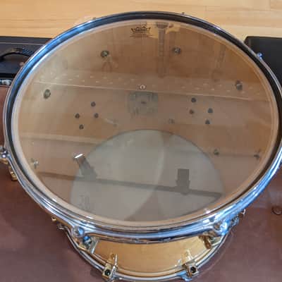 Yamaha Maple Custom MTT1114 Tom made in Japan 14 x12” Natural Finish 90’s image 10