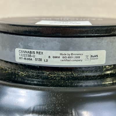 Eminence Cannabis Rex 12" 8 ohm 50W Guitar Speaker 2015 As-Is Repair image 2