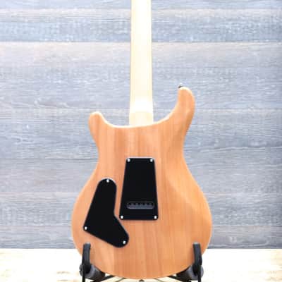 PRS SE Custom 24 Flame Maple Veneer Top Slate Blue Electric Guitar w/Bag image 3