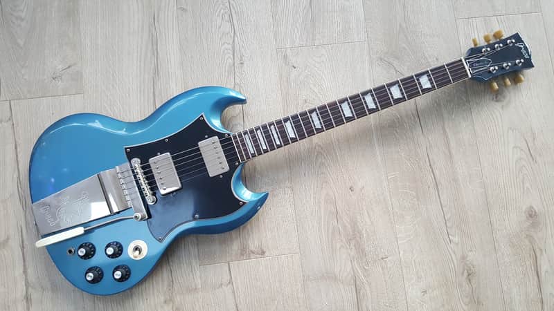 Greco SG Standard 1979 vintage, pelham blue refin, 