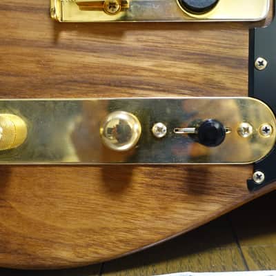 Warmoth Walnut Telecaster Gold Hardware image 5