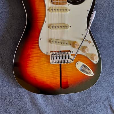 Dillion USA Custom Strat  Flame burst image 2