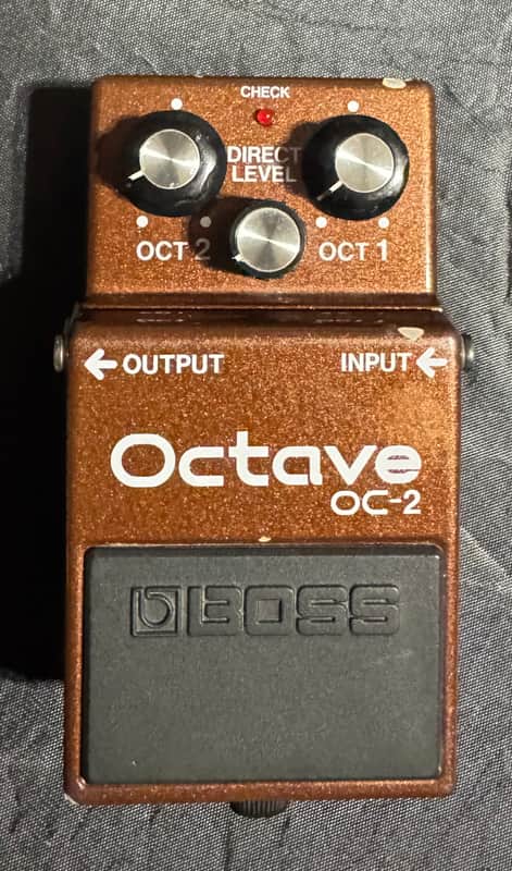 Boss OC-2 Octave (Black Label) 1984 - 1989 - Brown image 1