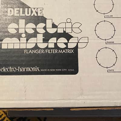 Electro-Harmonix Deluxe Electric Mistress Reissue with 24V Adapter 2008 - 2014 - Silver / Black image 2
