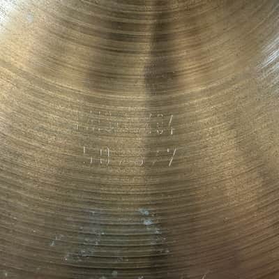 Paiste 14" 404 "Brown Label" Heavy Hi-Hat Cymbals (Pair) 1980 - 1985 - Traditional Top 809g, Bottom 971g image 3