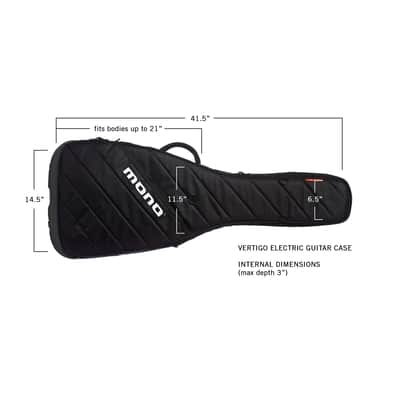 MONO M80 Vertigo Electric Guitar Case, Black image 5