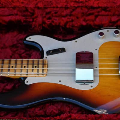 Fender Custom Shop 1958 Precision Bass® Relic® - Super Faded Aged Chocolate 3-Color Sunburst image 15