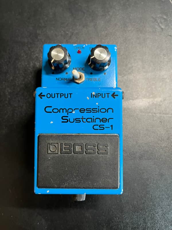 Boss CS-1 Compression Sustainer -RARE- (Black Label) 1978 - 1982 - Blue image 1