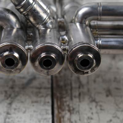 M. Koriot Vintage United States France Bb Silver Trumpet with Hardshell Case image 9