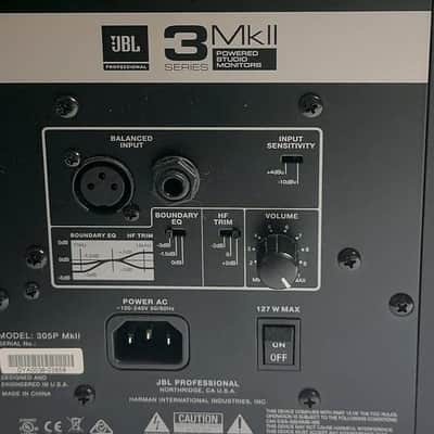 JBL 305P MkII Powered Studio Monitor (2 monitors) image 2