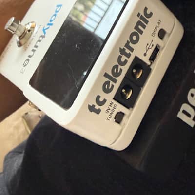 TC Electronic Polytune 3 Polyphonic Tuner Pedal 2017 - Present - White image 2