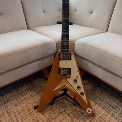 Epiphone '58 Korina Flying V - Korina image 1