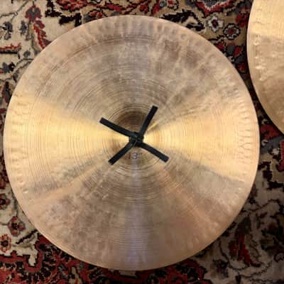13" Paiste 2002 "Black Label" (1976) Marching Cymbals image 6