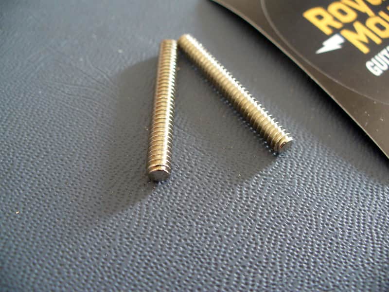 Gibson soft brass 50 posts for vintage ABR-1 bridge Les Paul Royal Mount 2026 - Nickel image 1