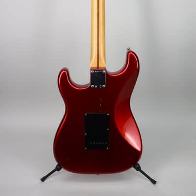 Fender Custom Shop Detroit Guitar Dealer Select '62 Strat HSS Journeyman Relic Aged Candy Apple Red image 7