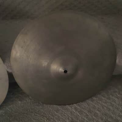 Zildjian 14" A. Zildjian '70s Stamp New Beat Hi-Hat Cymbals (Pair) 1970s - Traditional image 3