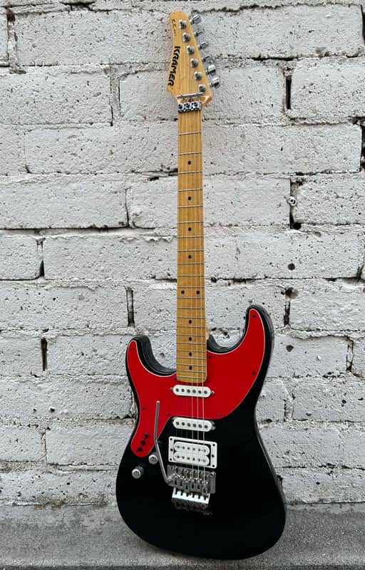 1987-88 Kramer EE Pro 1 Elliot Easton - Lefty!!! - Black image 1