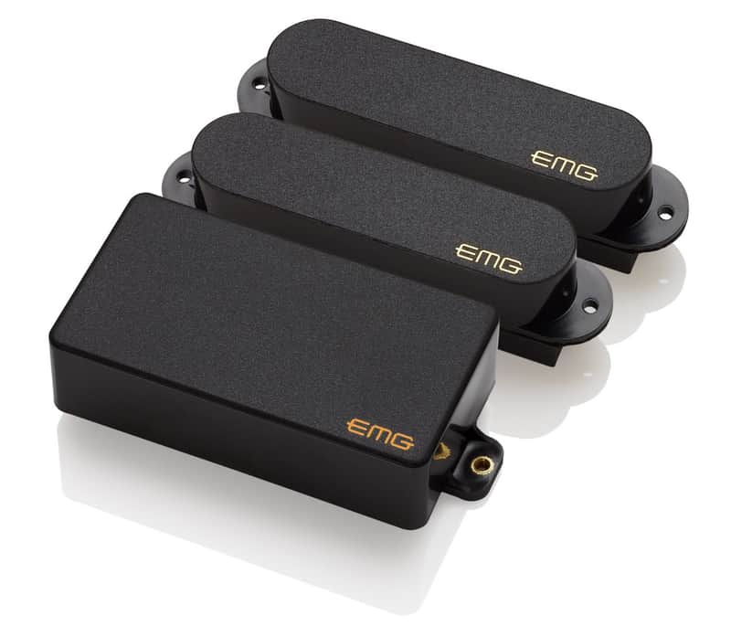 EMG SA/SA/89 HSS Pickup Set for Fender Stratocaster/Strat Guitar, Black image 1