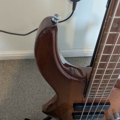 Dean Edge 1 4-String Bass Guitar 2010s - Trans Amber image 9