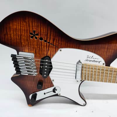 Strandberg Guitars Salen Deluxe NX 6 2022 - Present - Vintage Burst image 3