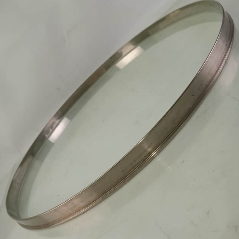 Gretsch 16"Broadkaster Single-Flange Floor Tom Drum Batter Rim/Hoop Nickel-Brass image 1