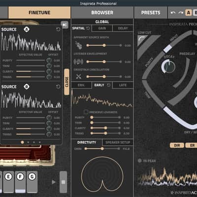 Inspired Acoustics Inspirata Immersive Edition Reverb Workstation Software (Upgrade From Personal Edition, Download) image 15