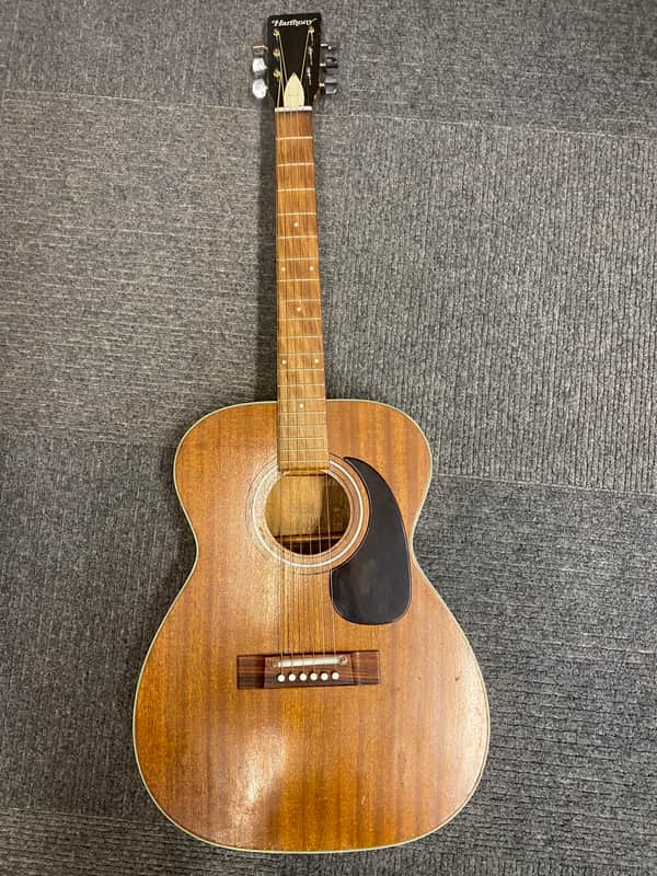 HARMONY VINTAGE GUITAR H+ NICE H6365 1970s - DARK image 1