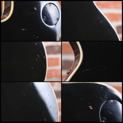 Gibson Les Paul Custom 3-Pickup with Bigsby Ebony 1960 w/Hardshell Case (Refin/Refret/Headstock Repair) image 19