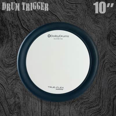10” 4 Trigger Quick-Bolt Silicone Pad Drum Topper for Acoustic Roland Yamaha A2E image 1