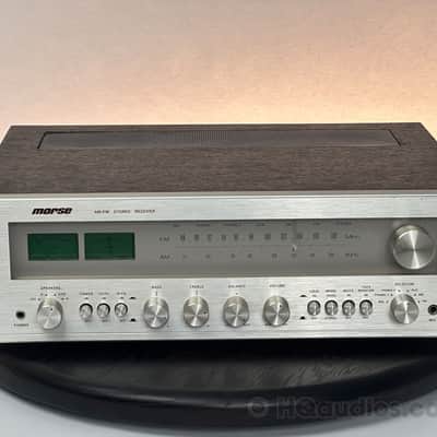 Vintage Morse 2500 Receiver - Fully Recapped & Serviced –Green VU Meters-1yr WRT image 6