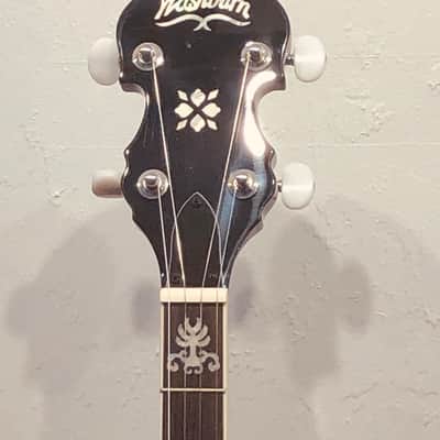 Washburn B10 Americana Series Remo Top Wood Mahogany Neck 5-String Banjo w/Mahogany Resonator image 19
