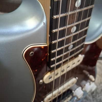 Fender American Elite Stratocaster HSS Shawbucker with Maple Fretboard 2019 - Satin Ice Blue Metallic image 2