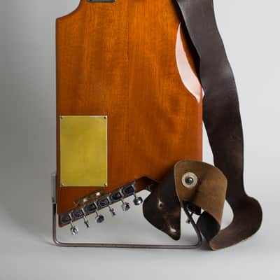 Doug Henderson Custom  Double Neck built for and extensively used by Elliott Sharp Solid Body Electric Guitar (1991), black gig bag case. image 4