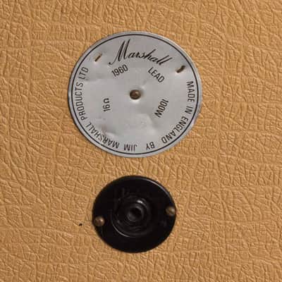 Marshall  JMP Model 1987/2187 Lead MKII 50 Watt Tube Full Stack Amplifier (1977), ser. #03535J. image 17