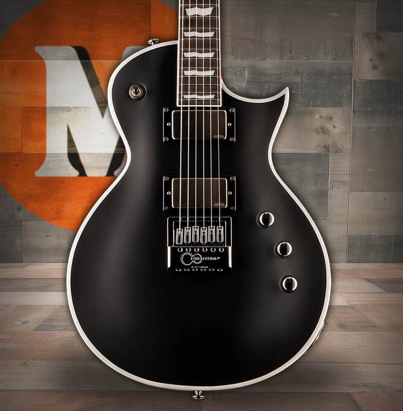 ESP LTD EC-1000 ET Bold Binding Black Satin (LEC1000ETBBBLKS) image 1