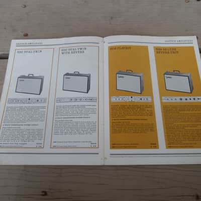 Vintage 1965 Gretsch Guitars & Amplifiers Catalog #32! Chet Atkins, White Falcon! Case Candy! image 13