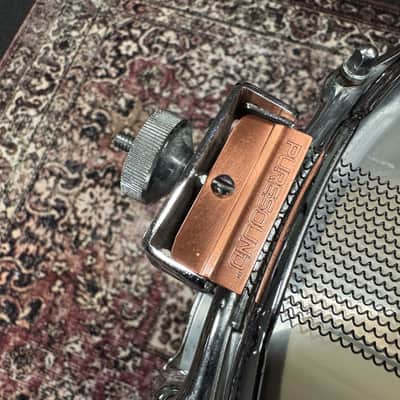 6.5" x 14" Slingerland No. 121 Super Sound King  10-Lug Chrome Over Brass Snare Drum image 13