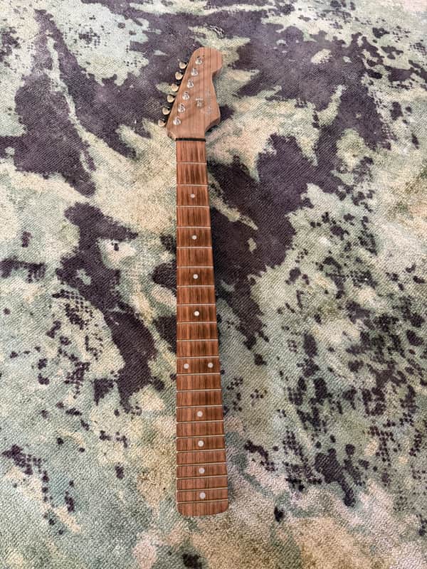 W.D. Fender Licensed - All-Rosewood Stratocaster Replacement Neck - Rosewood w/ Fender Tuners image 1