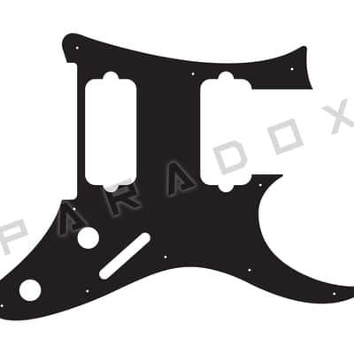 Custom Pickguard For 1997 - 2002 Made in Japan Ibanez RG7620 7 String - Solid Matte Black Thin .060"