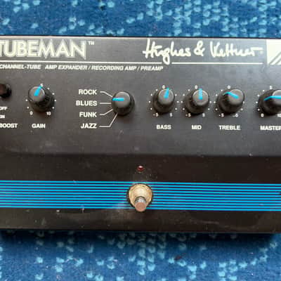 Hughes & Kettner Hughes & Kettner TubeMan Mk I + CF100 Guitar Slave – Complete Original Vintage Tube Rig 90is - blue image 6