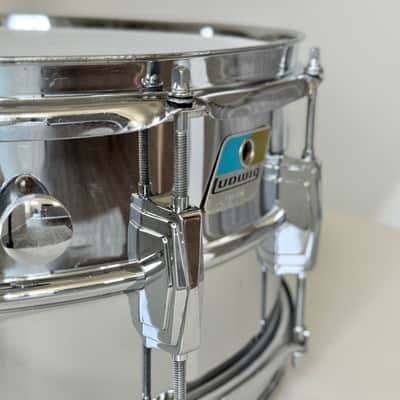 Vintage Ludwig 6.5x14” Supraphonic LM402 Snare Drum image 12